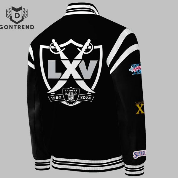 Las Vegas Raiders 1960-2024 Baseball Jacket