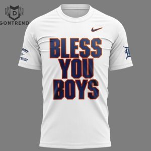 Detroit Tigers Bless You Boys 3D T-Shirt