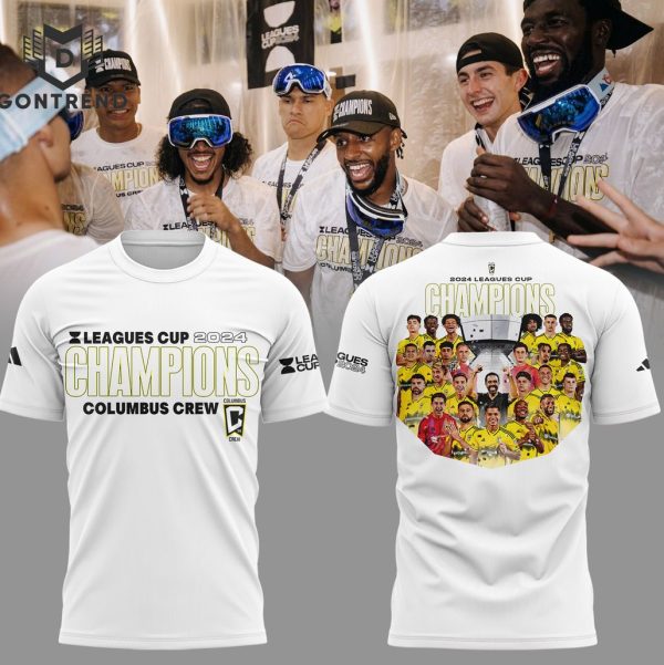 Leagues Cup Champions 2024 Columbus Crew 3D T-Shirt