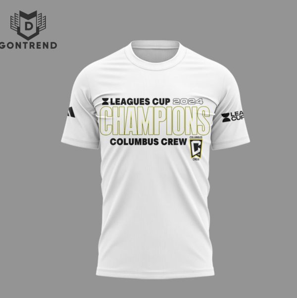 Leagues Cup Champions 2024 Columbus Crew 3D T-Shirt