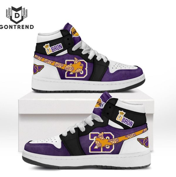 Lebron James Los Angeles Lakers Air Jordan 1 High Top