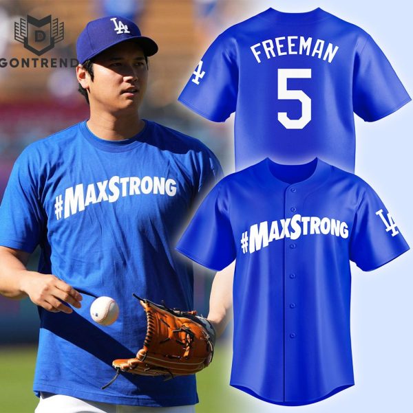 Los Angeles Dodgers MaxStrong Design Baseball Jersey