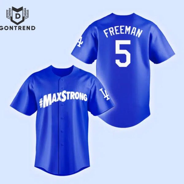 Los Angeles Dodgers MaxStrong Design Baseball Jersey