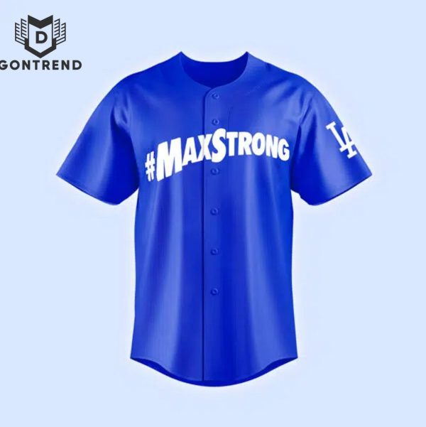 Los Angeles Dodgers MaxStrong Design Baseball Jersey