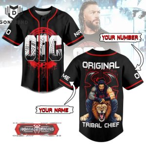 Personalized OTC Roman Reigns Original Tribal Chief Design Baseball Jersey