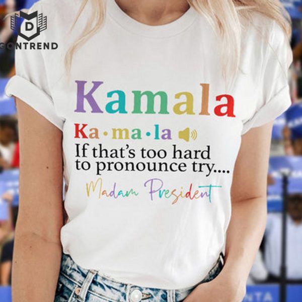 Madam President, Kamala Harris Bright Design Unisex T-Shirt