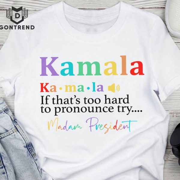 Madam President, Kamala Harris Bright Design Unisex T-Shirt