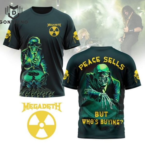 Megadeth Peace Sells But Whos Buying 3D T-Shirt