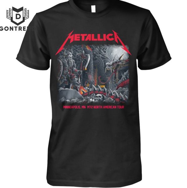 Metallica Minneapolis, MN M72 North American Tour T-Shirt