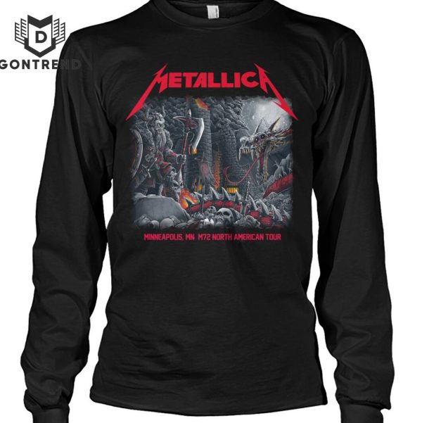 Metallica Minneapolis, MN M72 North American Tour T-Shirt