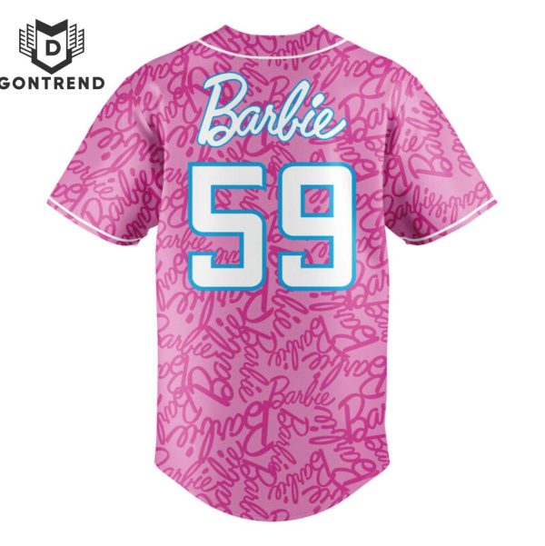 Miami Marlins Barbie Night Game Baseball Jersey