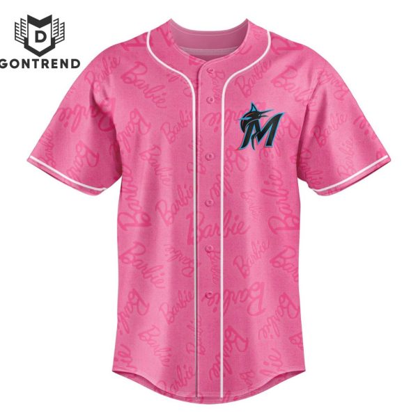 Miami Marlins x BARBIE NIGHT 2024 Baseball Jersey