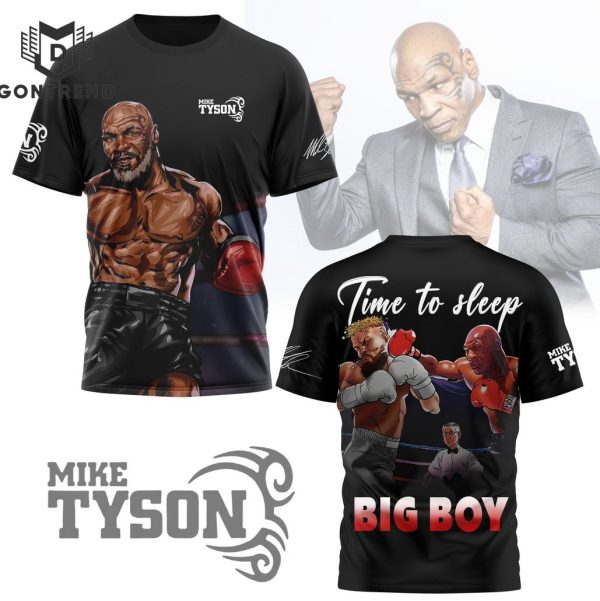 Mike Tyson – Time To Sleep Big Boy 3D T-Shirt