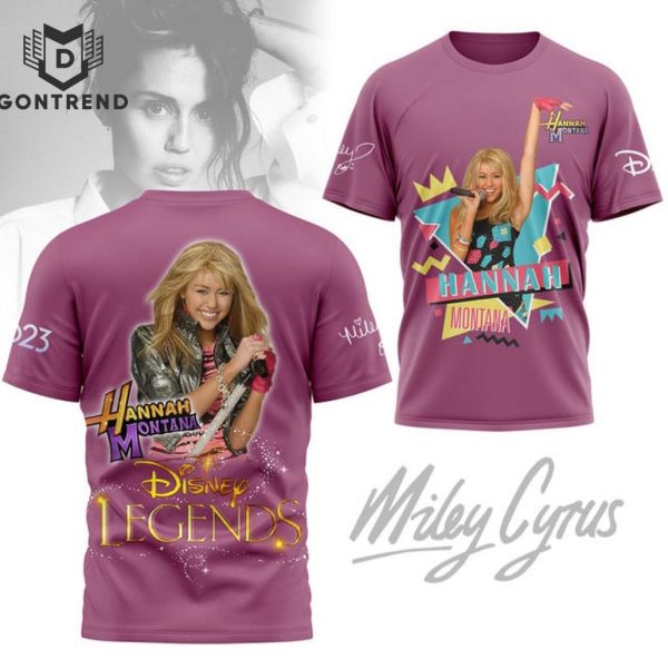 Miley Cyrus Hannah Montana – Disney Legends 3D T-Shirt