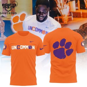 Clemson Tigers Football Paw Power 3D T-Shirt – Purple