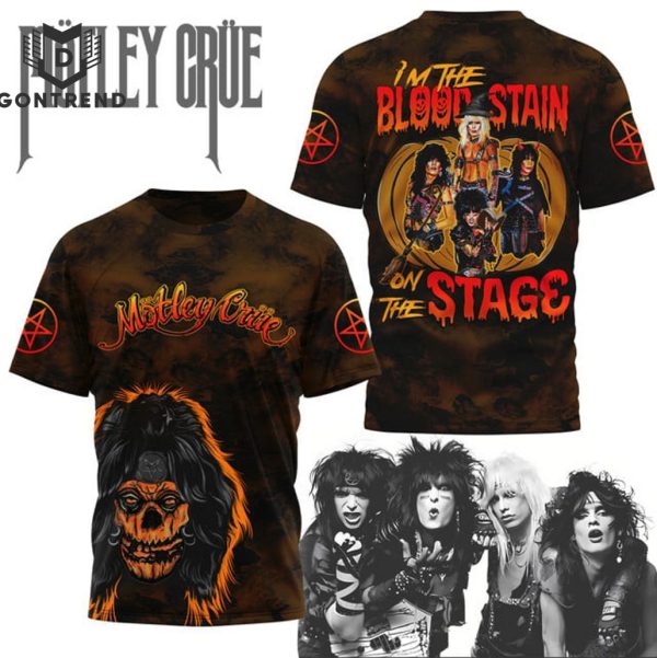 Motley Crue Im Blood Stain On The Stage 3D T-Shirt