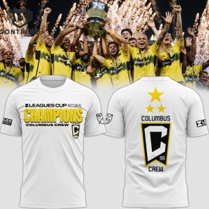 Leagues Cup Champions 2024 Columbus Crew 3D T-Shirt