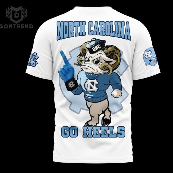 North Carolina Tar Heels Football Go Heels 3D T-Shirt