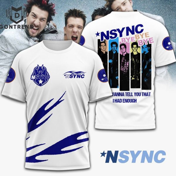 NSYNC – Bye Bye Bye Design 3D T-Shirt