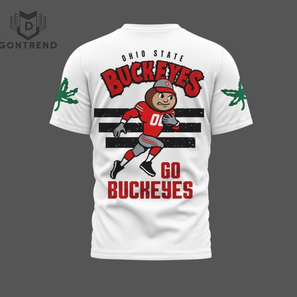 Ohio State Buckeyes Football Go Buckeyes 3D T-Shirt