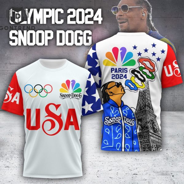 Olympic 2024 Snoop Dogg Design 3D T-Shirt