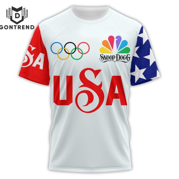 Olympic 2024 Snoop Dogg Design 3D T-Shirt