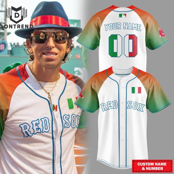 Perosnalized Boston Red Sox x Italian Celebration Night Baseball Jersey