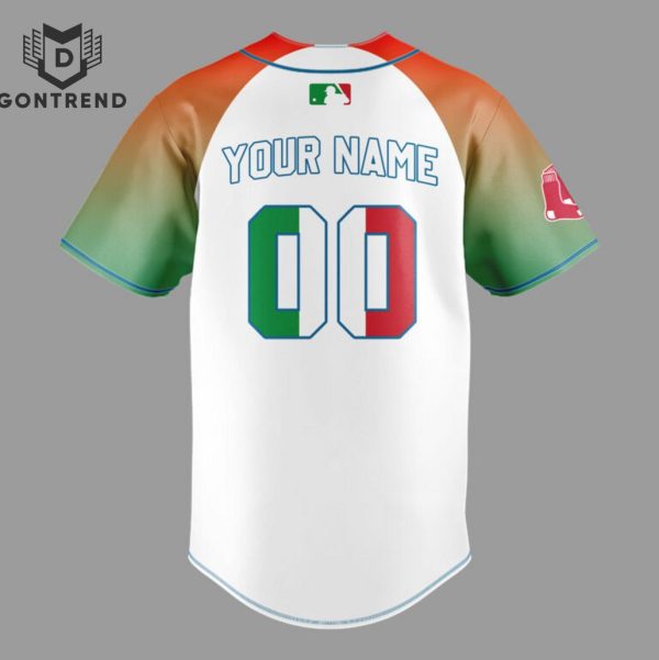 Perosnalized Boston Red Sox x Italian Celebration Night Baseball Jersey