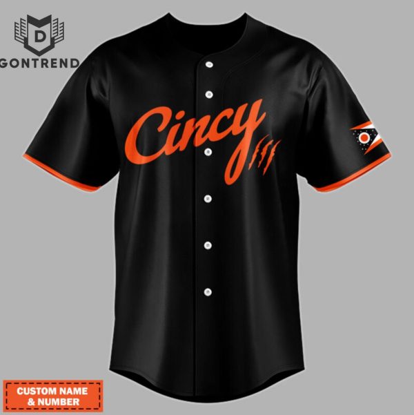 Personalized 2024 Cincy Cincinnati Bengals Baseball Jersey