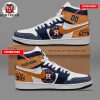 Personalized Houston Astros Air Jordan 1 High Top