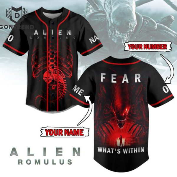 Personalized Alien Romulus – Fear What Within Baseball Jersey