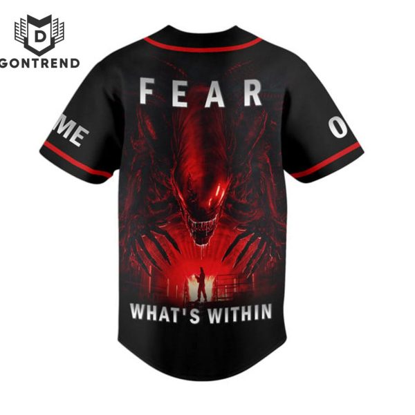 Personalized Alien Romulus – Fear What Within Baseball Jersey