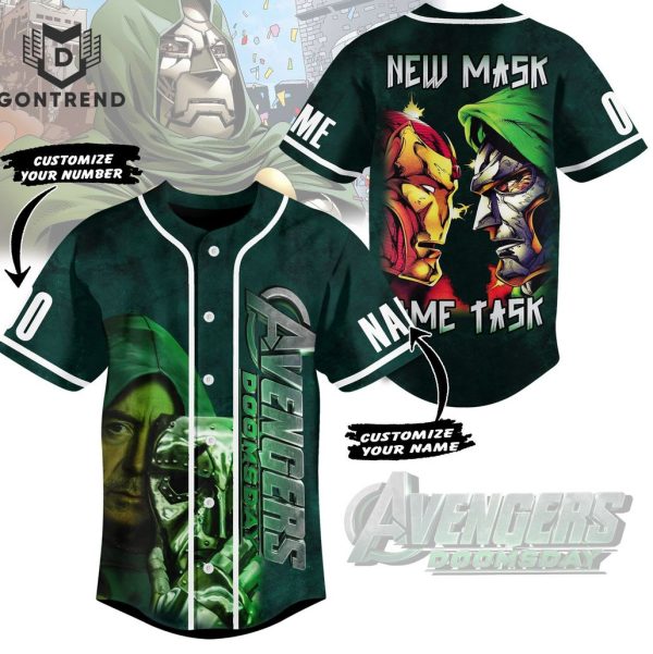 Personalized Avengers Doomsday New Mask Same Task Design Baseball Jersey