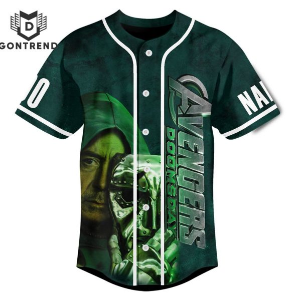 Personalized Avengers Doomsday New Mask Same Task Design Baseball Jersey