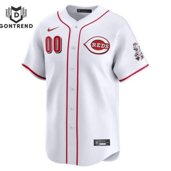 Personalized Cincinnati Reds White Home Baseball Jersey