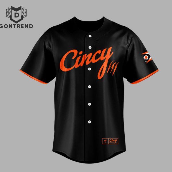 Personalized Cincy Cincinnati Bengals Baseball Jersey