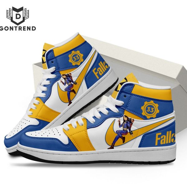 Personalized Fallout Design Air Jordan 1 High Top