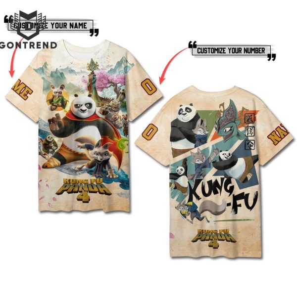 Personalized Kung Fu Panda 4 3D T-Shirt