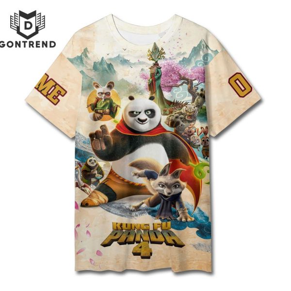 Personalized Kung Fu Panda 4 3D T-Shirt