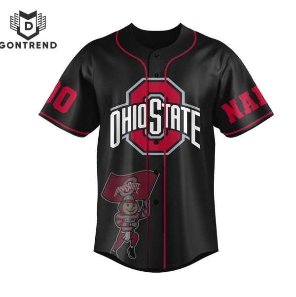 Personalized Ohio State Buckeyes Football Go Buckeyes Baseball Jersey