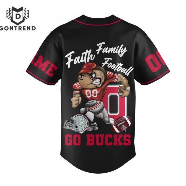 Personalized Ohio State Buckeyes Football Go Buckeyes Baseball Jersey