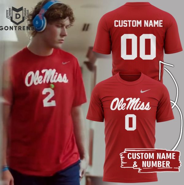 Personalized Ole Miss Rebels 3D T-Shirt