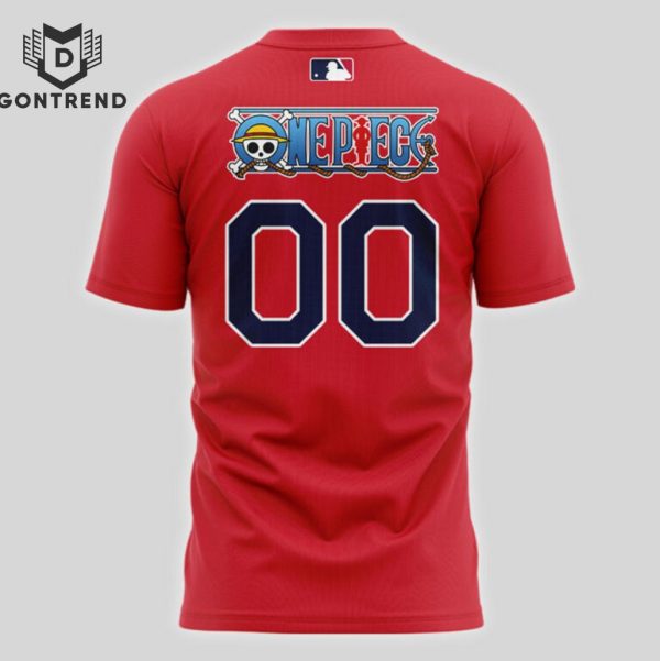 Personalized One Piece x Boston Red Sox Theme Night 3D T-Shirt