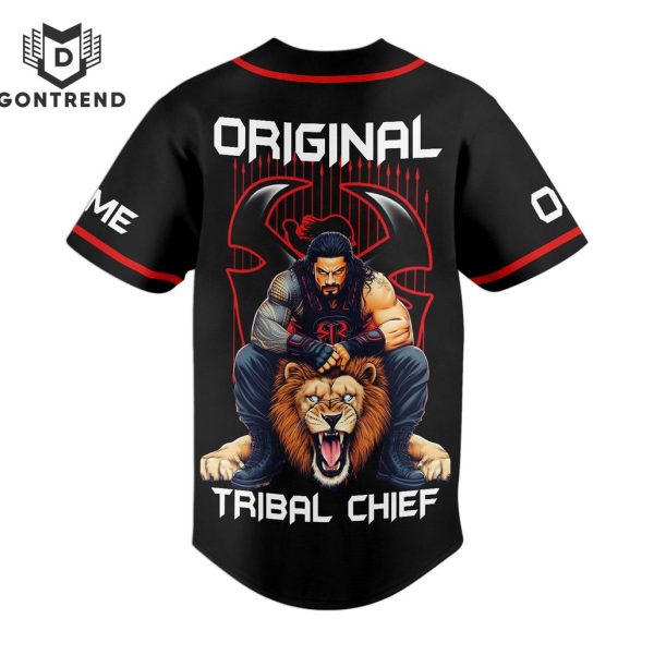 Personalized OTC Original Tribal Chief Roman Reigns Design Baseball Jersey