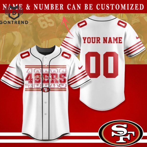 Personalized San Francisco 49ers Baseball Jersey