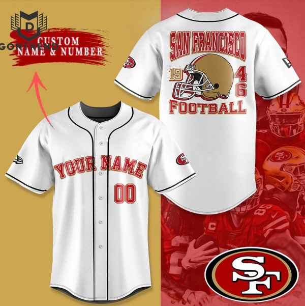 Personalized San Francisco 49ers Football Baseball Jersey