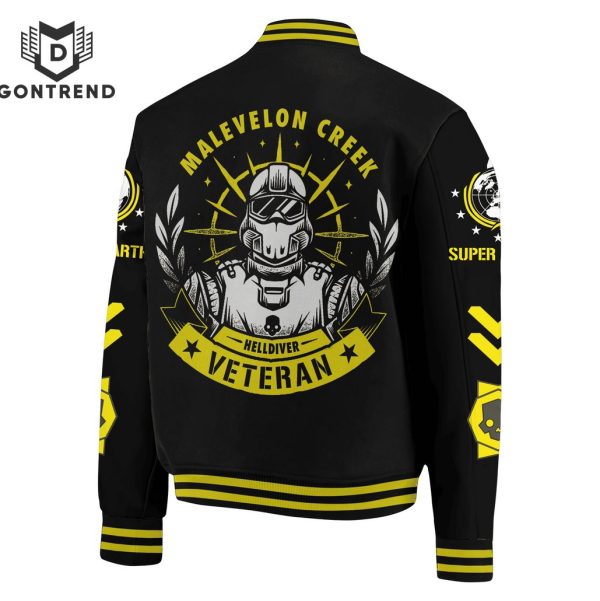 Personalized Super Earth Helldivers Baseball Jacket