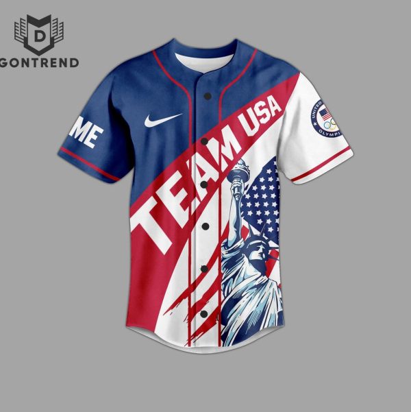 Personalized Team USA Olympic 2024 Baseball Jersey