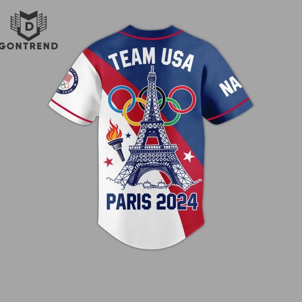 Personalized Team USA Olympic 2024 Baseball Jersey