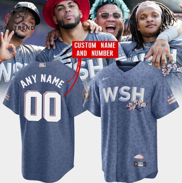 Personalized Washington Nationals Baseball Jersey